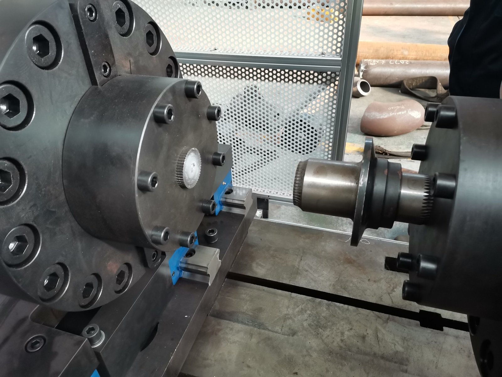 NW-20K bar torsion testing machine - detail view